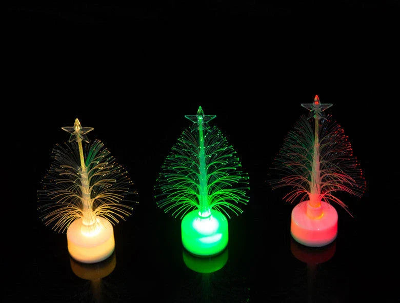 Colourful LED fiber optic night light for Christmas tree and home decoration