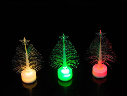 Colourful LED fiber optic night light for Christmas tree and home decoration