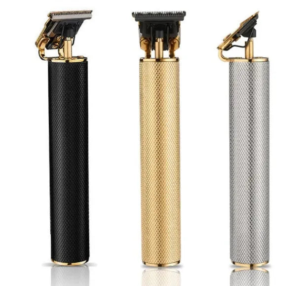 USB rechargeable electric hair clipper with 5W motor and transparent black comb for home use