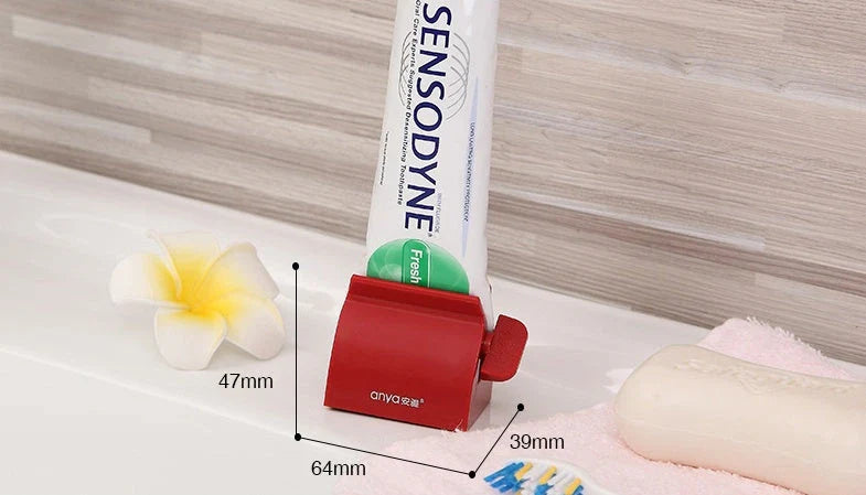 Toothpaste Squeezer Plastic Toiletries with rotating rod jaw for efficient use