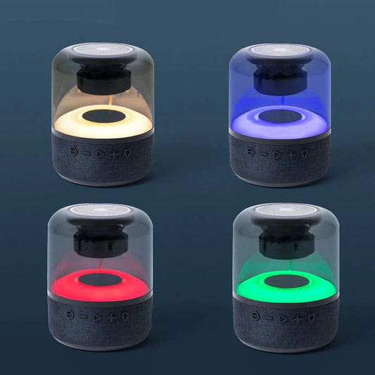 Four-Color Light Touch Wireless Bluetooth Speaker with surround sound technology