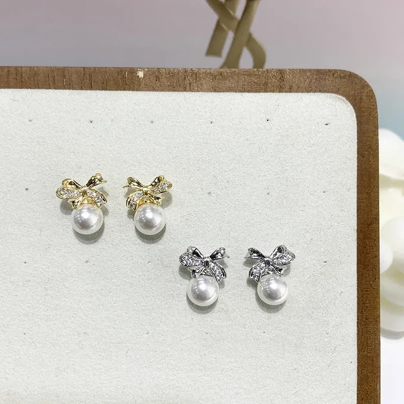 Silver Needle Premium Small Fragrance French Ear Nails in Gold and Silvery colours for jewellery making