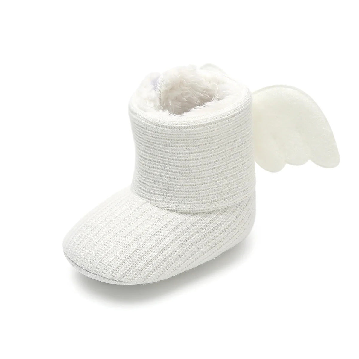 Winter Warm Small Wing High Boots for baby girls in soft cotton, available in multiple colours and sizes.