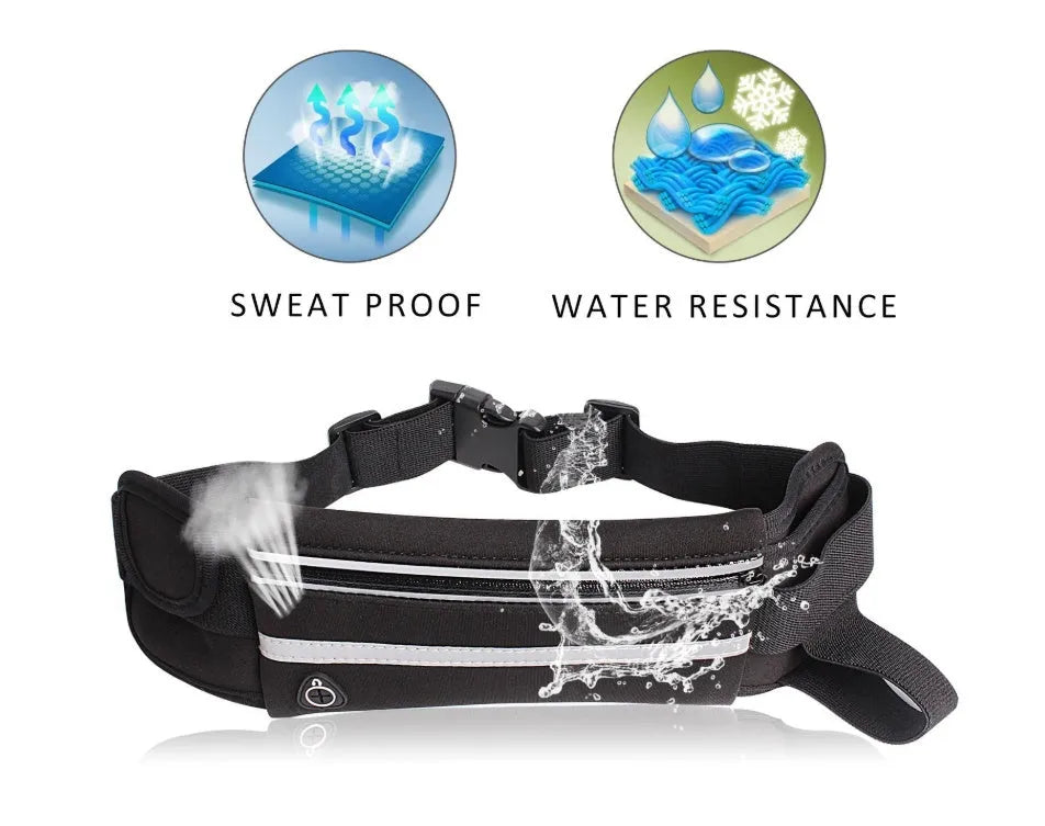 Waterproof anti-theft kettle pocket for 6-inch phones in black, blue, green, rose, and orange