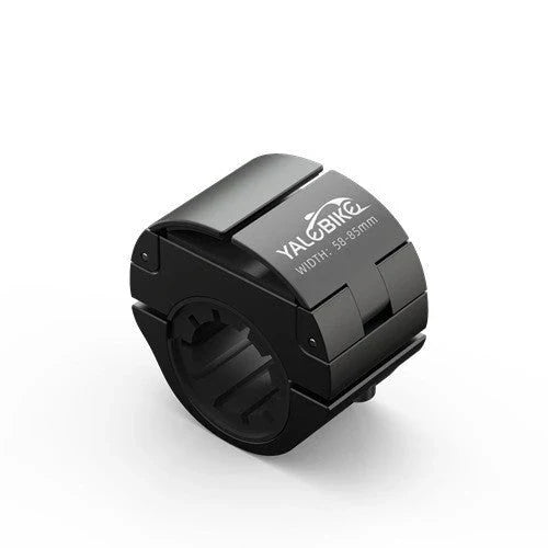 Universal bike phone mount with invisible folding design in black, red, and silver