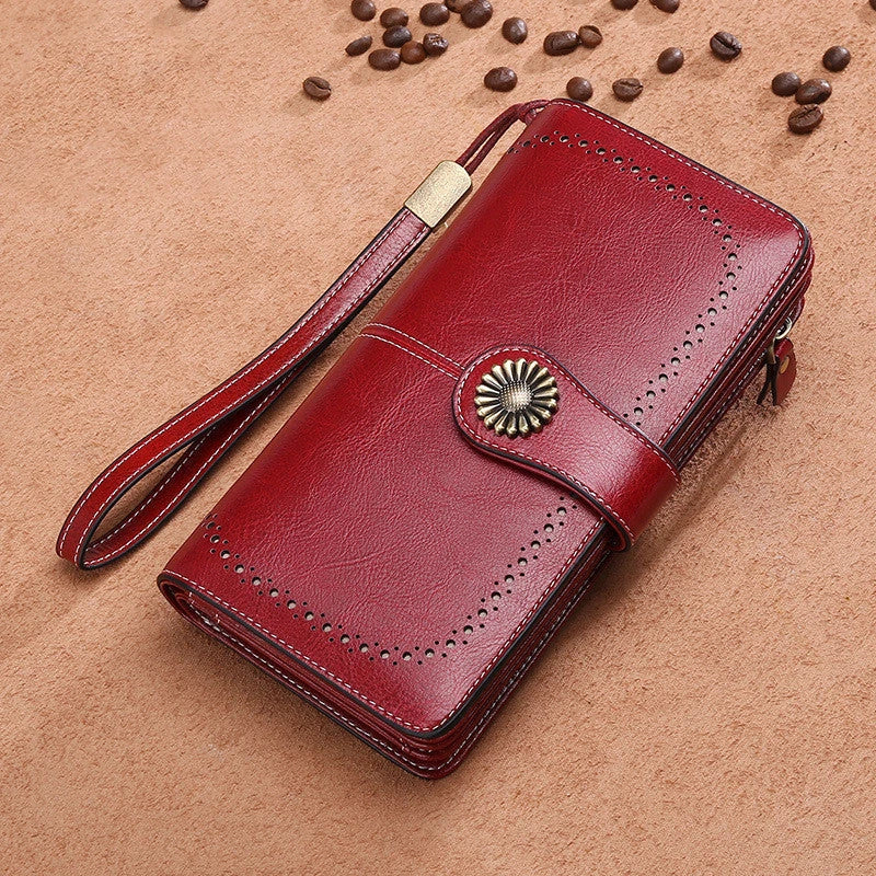 Premium leather wallet in various colors, featuring a stylish and functional design for the modern Kiwi woman