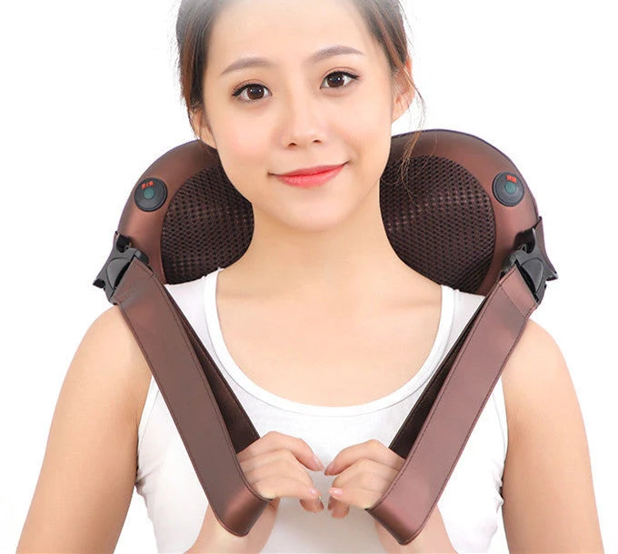 Massager Pillow with multiple head options for customised muscle relief