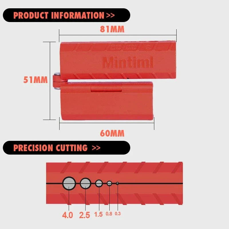 Versatile Electric Wire Stripper Pen - A multifunctional cable management tool with precision-engineered notches and user-friendly operation