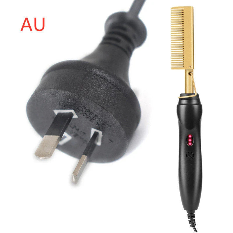 Electric Curling Comb with ceramic technology for shiny, frizz-free hair