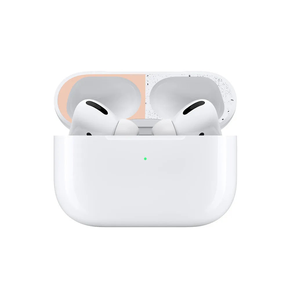 Electroplated metal sticker film for Apple AirPods in eight colours – dustproof and fingerprint-proof protector