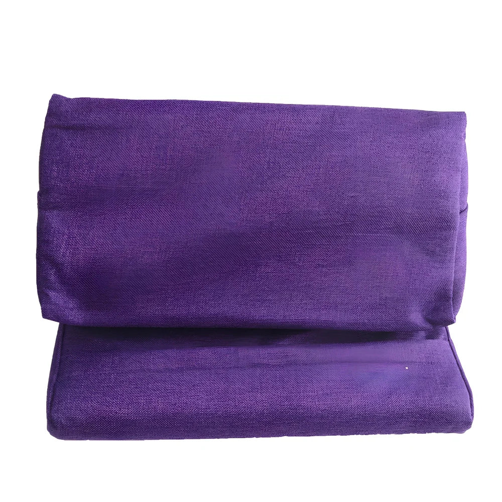 Candy-shaped beige tablet support pillow made of slow rebound foam, height over 25cm, for stable phone and tablet holding