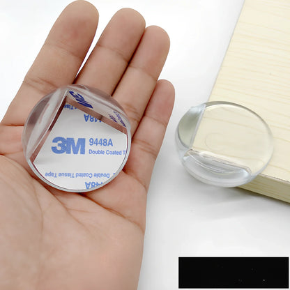 L-shaped baby silicone protective pad in soft PVC with 3M glue for table corner safety, thickened 2cm padding