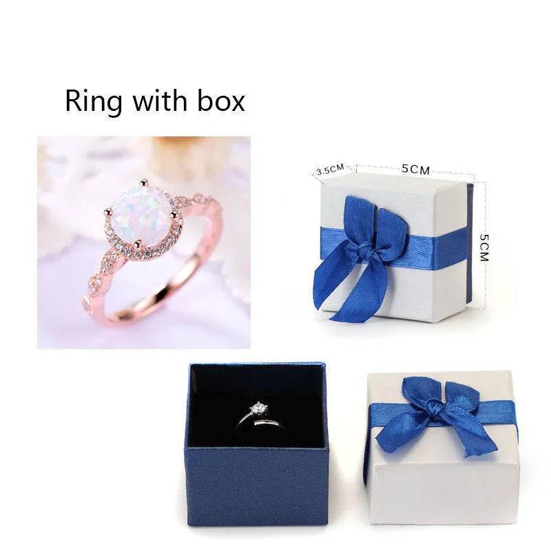 Geometric diamond wedding ring for women in rose gold electroplated copper, sizes 6-9