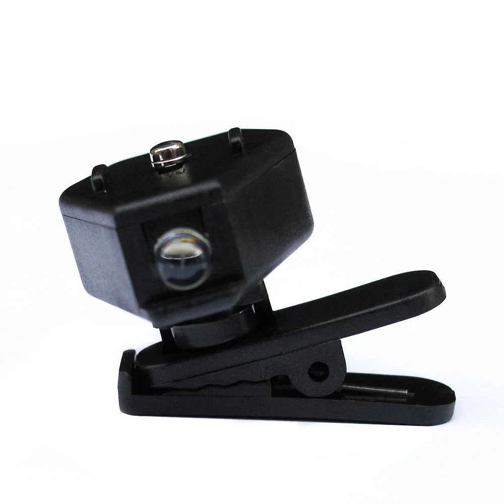 Adjustable Mini LED Flashlight Glasses Clip Light with 360-degree rotation