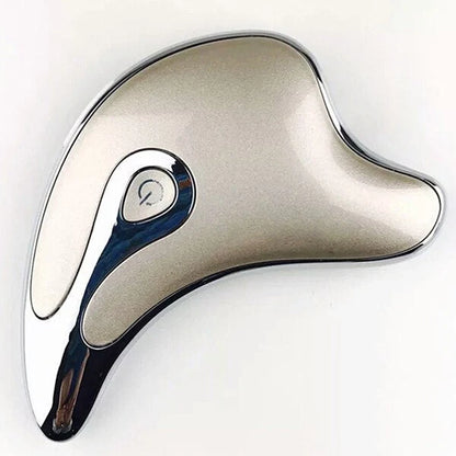 Electric Gua Sha Scraper with LED light and microcurrent technology for facial and body massage
