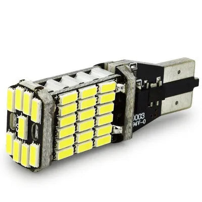 45 SMD 4014 LED canbus bulb with T15 W16W socket, 25mm long, super bright brake and reversing light