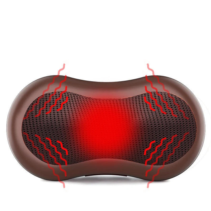 Massager Pillow with multiple head options for customised muscle relief