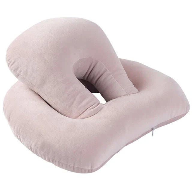 Plush U-shaped travel neck pillow in various colors for ultimate comfort and support