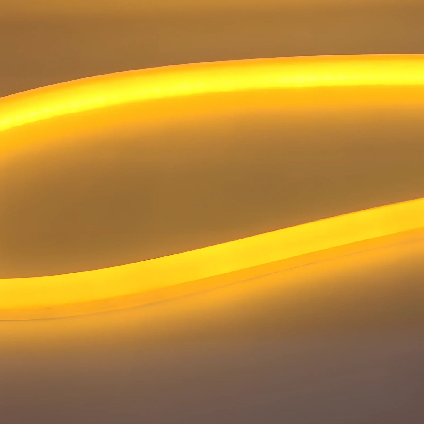 2-piece flexible 45cm LED angel eye DRL strips in white for car headlights, waterproof soft tube design