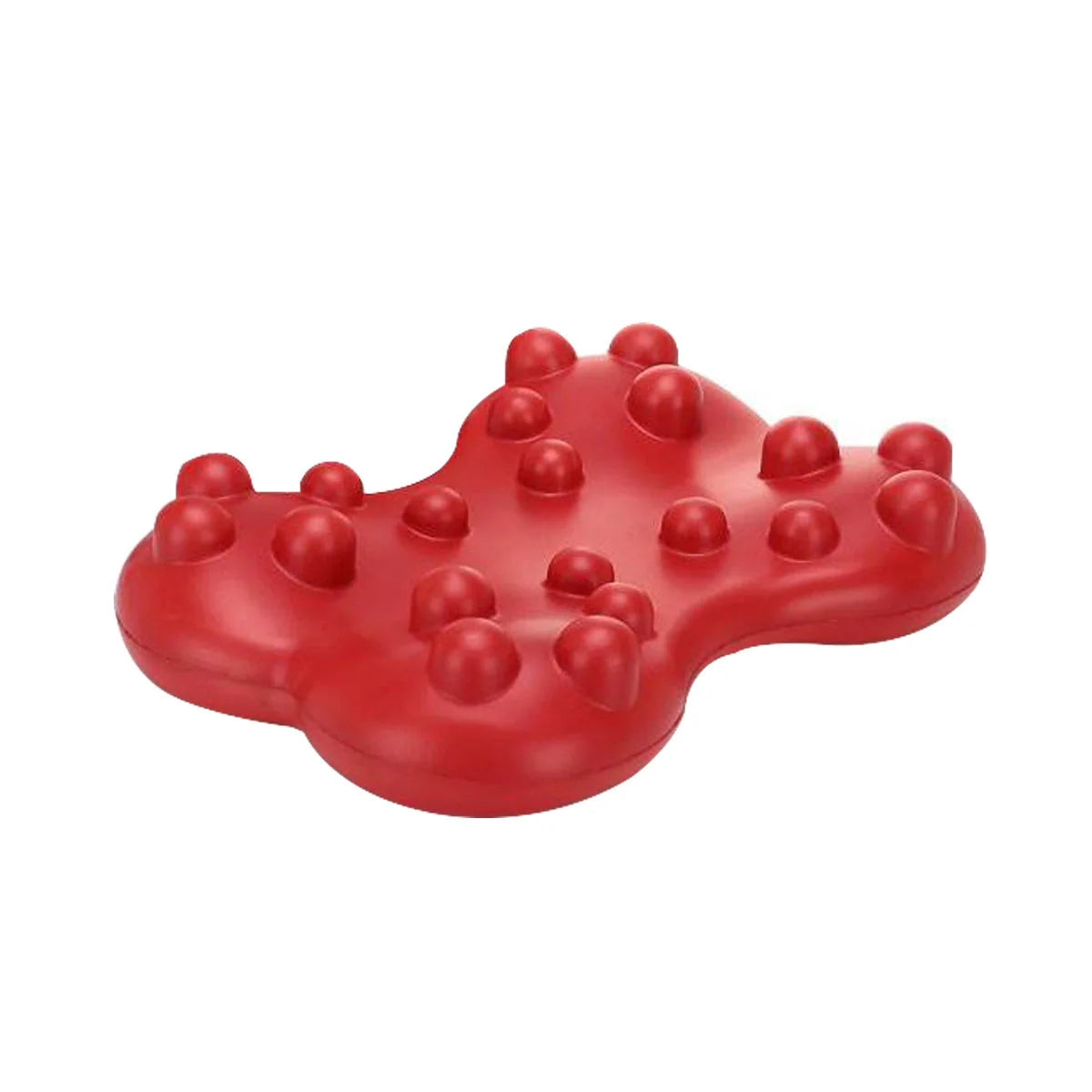 Relax Back Massager Pillow for spine pain relief, red polyurethane, 330x240x70mm