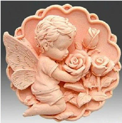 ROSEANGEL customisable silicone soap mould for handmade perfumed soap production