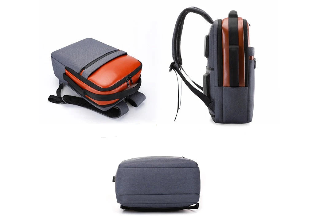 Multi-functional leisure computer bag with large capacity and built-in charging