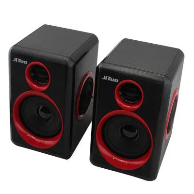 USB cable speaker with 3.5mm audio socket wired computer speaker random colour