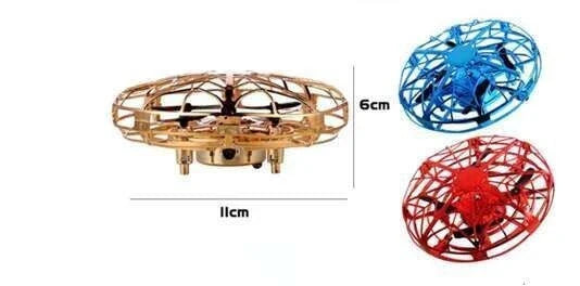 Intelligent Infrared Sensing Mini Drone - Fly with a Toss!