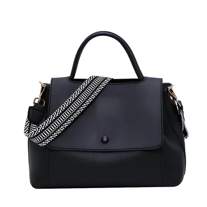 Atmospheric fashion handbag in beige PU fabric, 25cm height with structured design and colour options