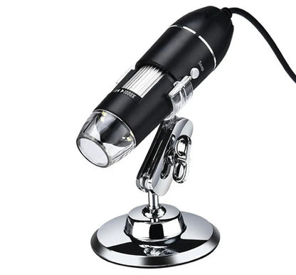 3-in-1 USB Digital Microscope with adjustable magnification and LED lighting