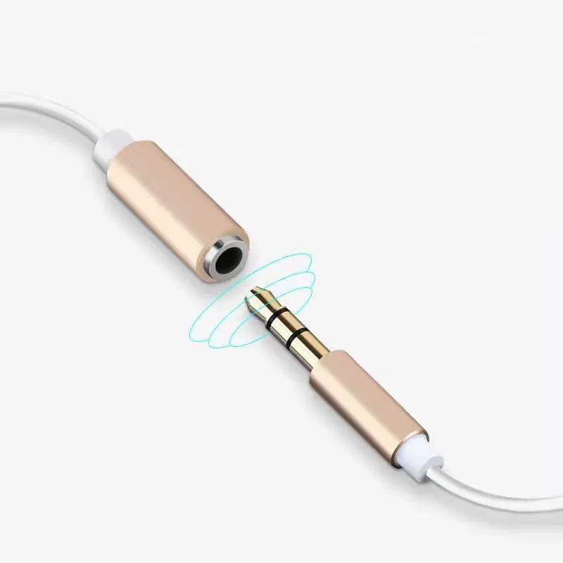 Apple Lightning to 3.5mm headphone adapter cable in black for iPhone 8-pin audio output