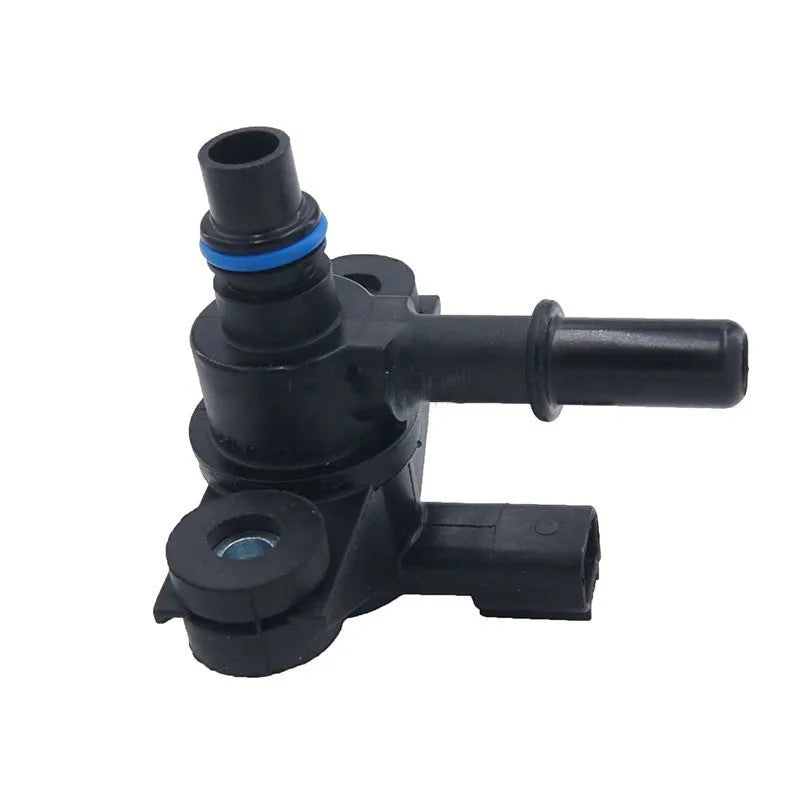 Black ABS plastic turbocharger solenoid valve with AU5A-9G866-AB part number for Ford vehicles