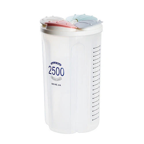 Healthy Containers Cereal Grain Dry Food Storage Tank with Transparent Cover