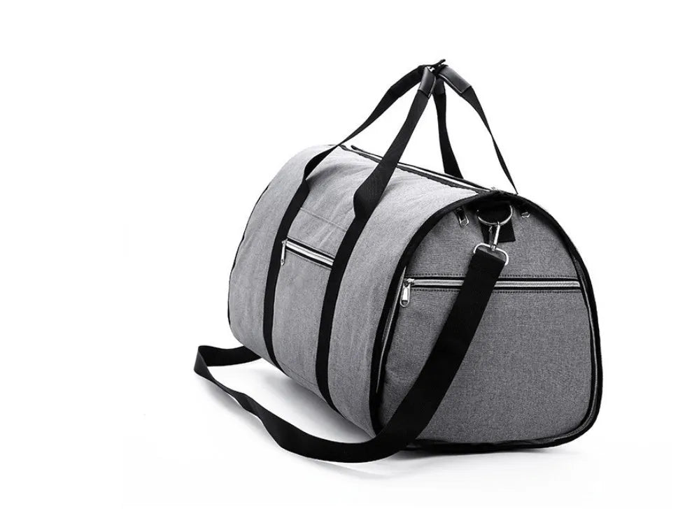 Medium cylinder travel bag in Oxford cloth with 36-55 litre capacity and internal zipper pocket
