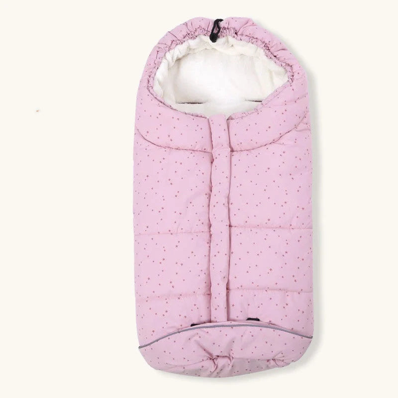 Winter windproof baby sleeping bag in velvet fabric, size 100x100cm