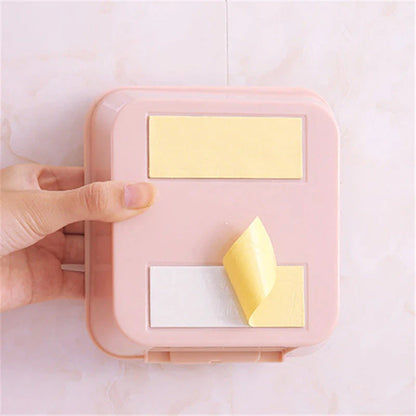 Decorative wall shelf for make-up storage in Nordic colours