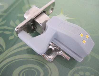 Automatic LED sensor cabinet light with grey PVC cover and cold white illumination