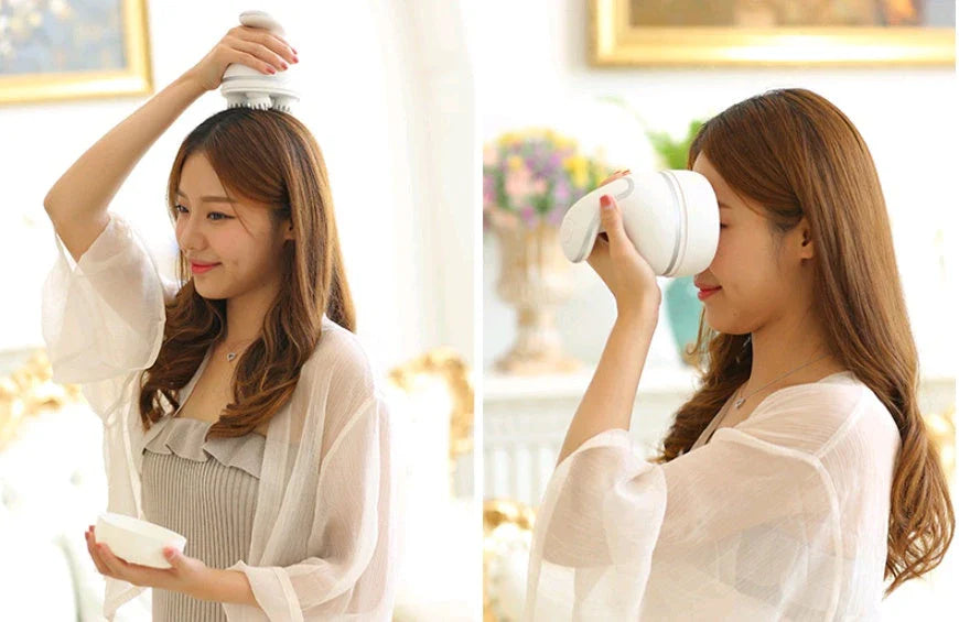 Electric head massager with dragon claw design for cervical vertebra and hand-eye massage