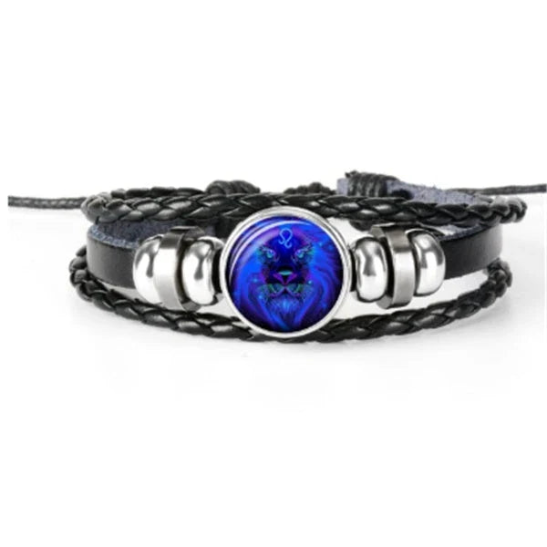 Zodiac Constellation Bracelet with Adjustable Fit and Vibrant Color Options for Men, Women, and Kids