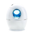 White columnar household air disinfection humidifier with USB cable and anion function.