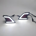 Black ABS fog light LED day light for Toyota Hilux - 12V 1W replacement front bumper lamp
