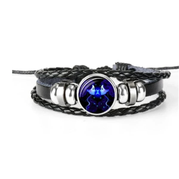 Zodiac Constellation Bracelet with Adjustable Fit and Vibrant Color Options for Men, Women, and Kids