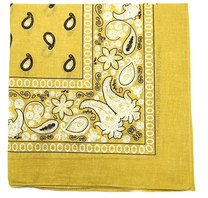Cashew Flower Paisley Hip Hop Square Scarf in various colours