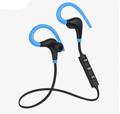 BT-01 Big Horn Sports Bluetooth Earbuds in black, red, green, and blue