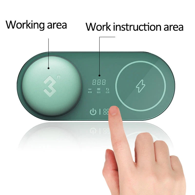 Ultrasonic contact lens cleaner with USB charging and 99.99% sterilization