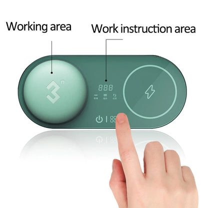 Ultrasonic contact lens cleaner with USB charging and 99.99% sterilization