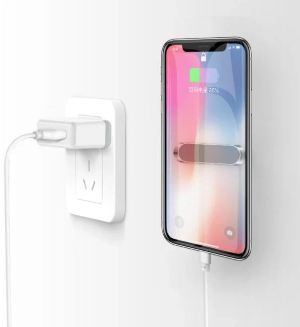 F6 Strip Plate Magnetic Car Phone Holder with steel spring frame