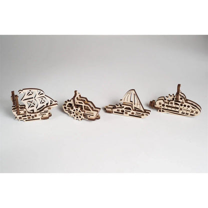 Wooden Fingertip Rubik Cube puzzle with various themes