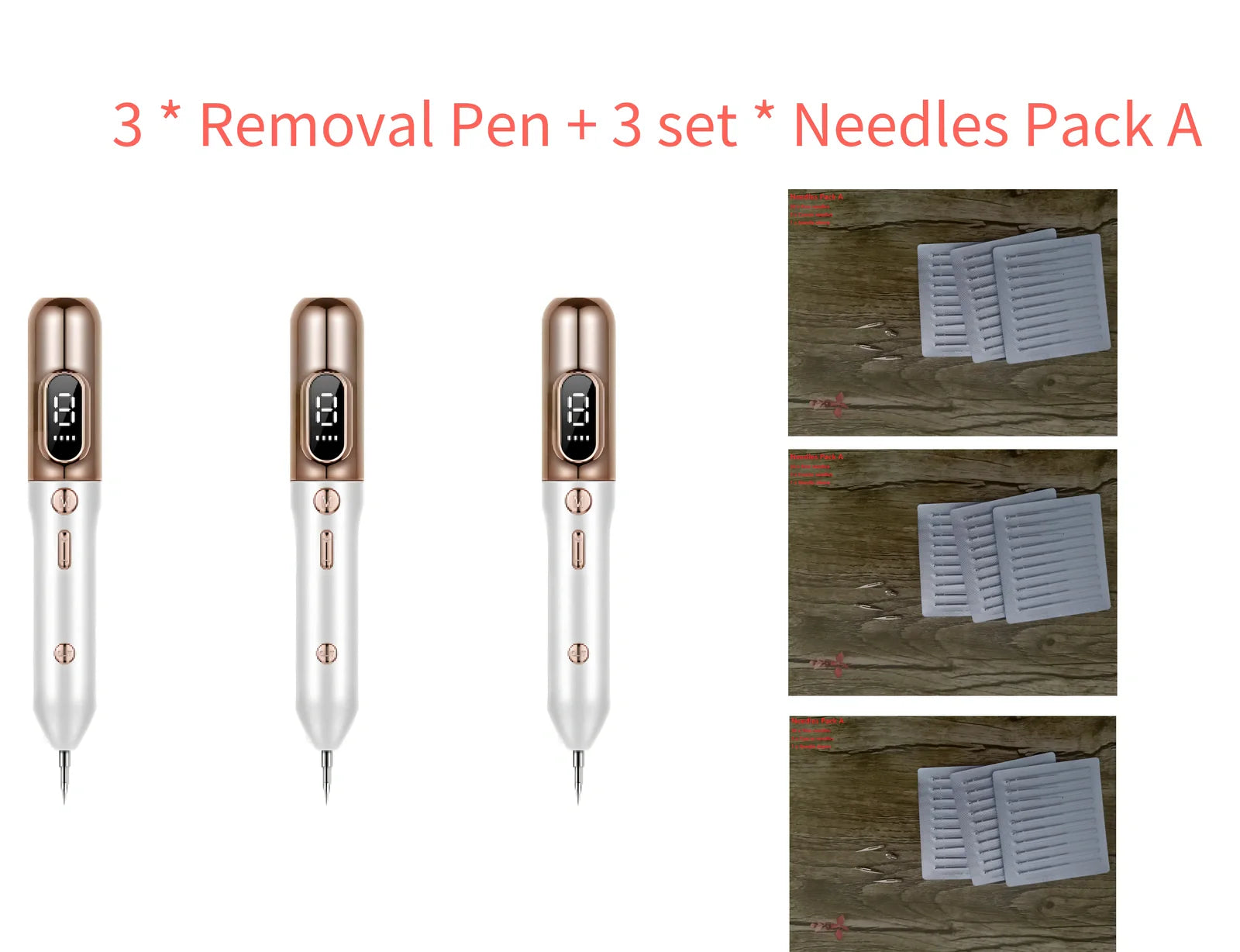 Silver grey Blue Light Acne Beauty Instrument pen with needles, USB, and 5ml cooling gel for spot removal