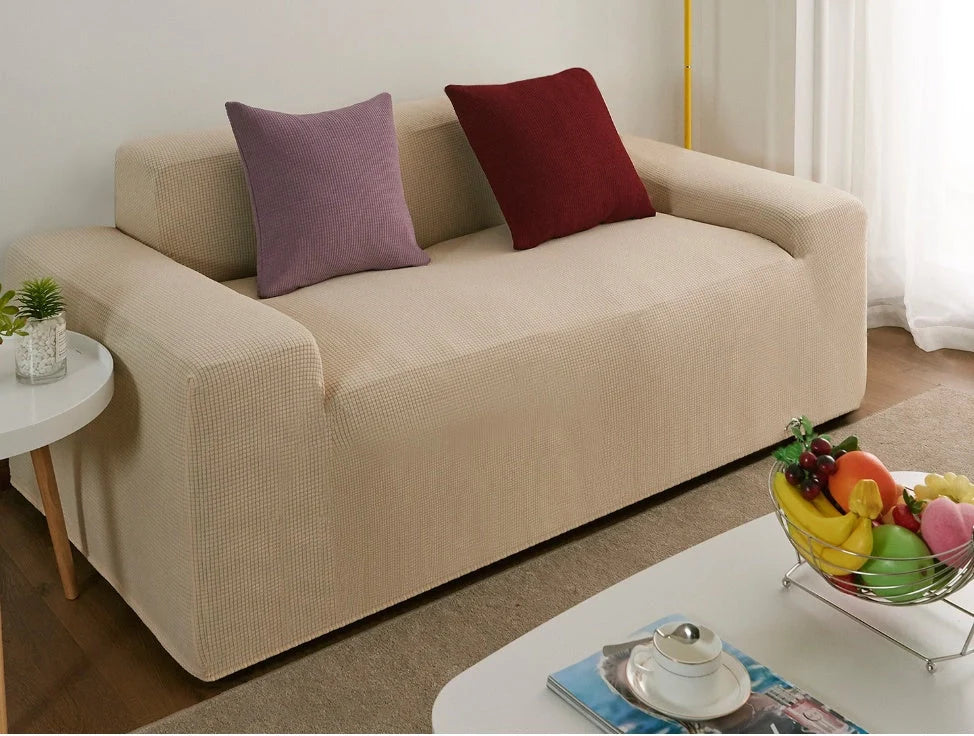 Waterproof polar fleece sofa slipcover in various colours and sizes